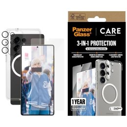 PanzerGlass Zestaw CARE Flagship 3w1 do Samsung Galaxy S25 Ultra Etui+Szkło+Uchwyt