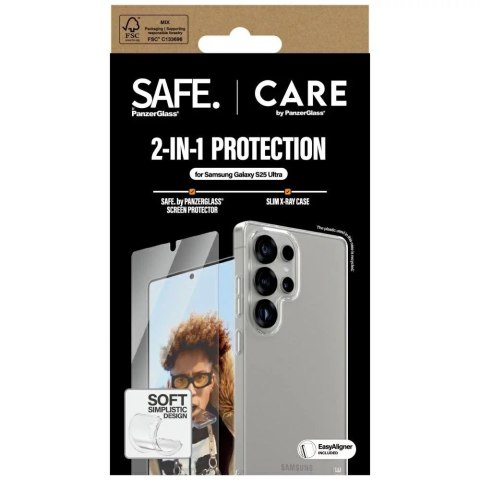 PanzerGlass Zestaw ochronny CARE by PanzerGlass 2w1 Etui + Szkło do Samsung Galaxy S25 Ultra PanzerGlass Zestaw ochronny CARE by PanzerGlass 2w1 Etui + Szkło do Samsung Galaxy S25 Ultra