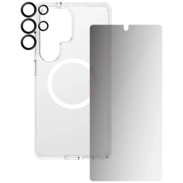 PanzerGlass Zestaw ochronny CARE by PanzerGlass 3w1 Privacy Etui + Szkło Prywatyzujące + Lens do Samsung Galaxy S25 Ultra