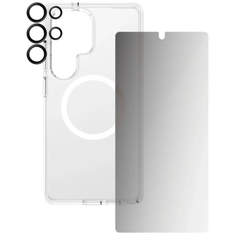 PanzerGlass Zestaw ochronny CARE by PanzerGlass 3w1 Privacy Etui + Szkło Prywatyzujące + Lens do Samsung Galaxy S25 Ultra PanzerGlass Zestaw ochronny CARE by PanzerGlass 3w1 Privacy Etui + Szkło Prywatyzujące + Lens do Samsung Galaxy S25 Ultra