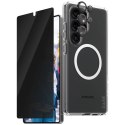 PanzerGlass Zestaw ochronny CARE by PanzerGlass 3w1 Privacy Etui + Szkło Prywatyzujące + Lens do Samsung Galaxy S25 Ultra