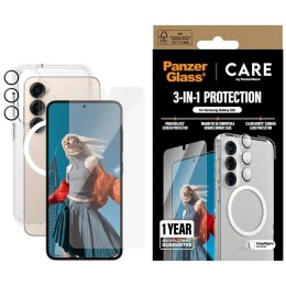 PanzerGlass Zestaw ochronny CARE by PanzerGlass 3w1 do Samsung Galaxy S25