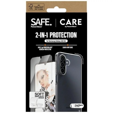 PanzerGlass Zestaw ochronny do Samsung Galaxy A26 5G CARE by PanzerGlass Etui+Szkło PanzerGlass Zestaw ochronny do Samsung Galaxy A26 5G CARE by PanzerGlass Etui+Szkło
