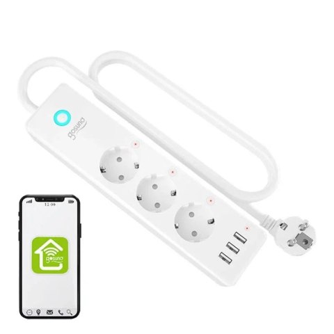 GOSUND Inteligentna listwa zasilająca WiFi Gosund P1 PLUS (3x AC, 3x USB-A) GOSUND Inteligentna listwa zasilająca WiFi Gosund P1 PLUS (3x AC, 3x USB-A)