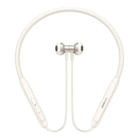 Joyroom Słuchawki bezprzewodowe na szyję Joyroom JR-D8 kremowa biel Bluetooth 5.4 Joyroom Słuchawki bezprzewodowe na szyję Joyroom JR-D8 kremowa biel Bluetooth 5.4