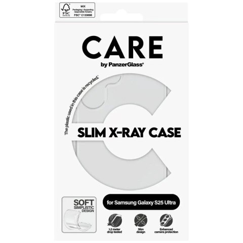 PanzerGlass Etui CARE do Samsung Galaxy S25 Ultra by PanzerGlass Fashion X-Ray Przezroczyste PanzerGlass Etui CARE do Samsung Galaxy S25 Ultra by PanzerGlass Fashion X-Ray Przezroczyste