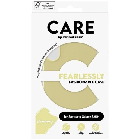 PanzerGlass Etui CARE do Samsung Galaxy S25+ by PanzerGlass Fashion Chardonnay Żółty PanzerGlass Etui CARE do Samsung Galaxy S25+ by PanzerGlass Fashion Chardonnay Żółty