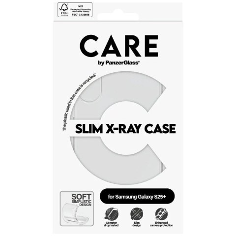 PanzerGlass Etui CARE do Samsung Galaxy S25+ by PanzerGlass Fashion X-Ray Przezroczyste PanzerGlass Etui CARE do Samsung Galaxy S25+ by PanzerGlass Fashion X-Ray Przezroczyste