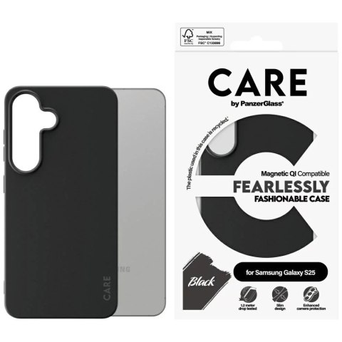 PanzerGlass Etui CARE do Samsung Galaxy S25 by PanzerGlass Fearlessly Magnetic Czarny PanzerGlass Etui CARE do Samsung Galaxy S25 by PanzerGlass Fearlessly Magnetic Czarny