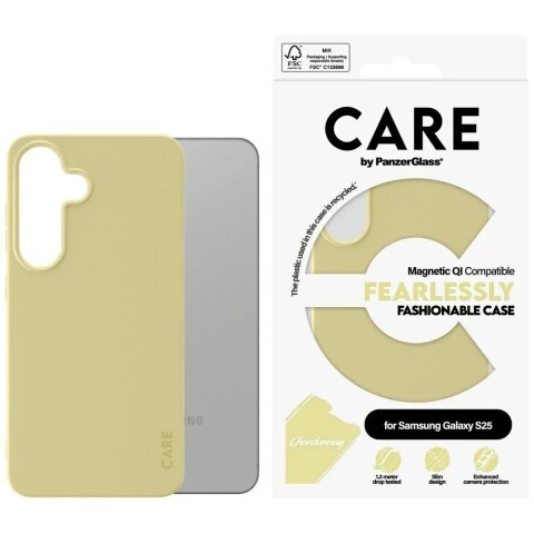 PanzerGlass Etui CARE do Samsung Galaxy S25 by PanzerGlass Fearlessly Magnetic Żółty PanzerGlass Etui CARE do Samsung Galaxy S25 by PanzerGlass Fearlessly Magnetic Żółty