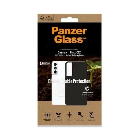 PanzerGlass Etui do Samsung Galaxy S22 Biodegradowalne PanzerGlass Czarny/Black PanzerGlass Etui do Samsung Galaxy S22 Biodegradowalne PanzerGlass Czarny/Black