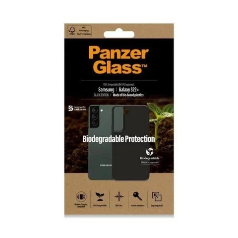 PanzerGlass Etui do Samsung Galaxy S22+ Biodegradowalne PanzerGlass Czarny/Black PanzerGlass Etui do Samsung Galaxy S22+ Biodegradowalne PanzerGlass Czarny/Black