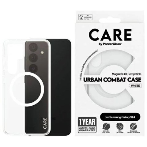 PanzerGlass Etui do Samsung Galaxy S24 CARE by PanzerGlass Flagship QI Case Clear PanzerGlass Etui do Samsung Galaxy S24 CARE by PanzerGlass Flagship QI Case Clear