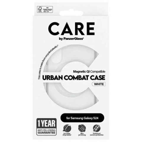 PanzerGlass Etui do Samsung Galaxy S24 CARE by PanzerGlass Flagship QI Case Clear PanzerGlass Etui do Samsung Galaxy S24 CARE by PanzerGlass Flagship QI Case Clear