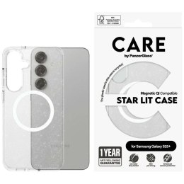 PanzerGlass Etui do Samsung Galaxy S25+ CARE by PanzerGlass Flagship Urban Combat StarLight White QI przezroczyste