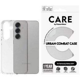 PanzerGlass Etui do Samsung Galaxy S25+ CARE by PanzerGlass Flagship Urban Combat White QI przezroczyste