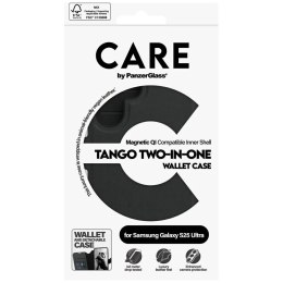 PanzerGlass Etui do Samsung Galaxy S25 Ultra CARE by PanzerGlass Feature Tango Wallet 2w1 Czarny