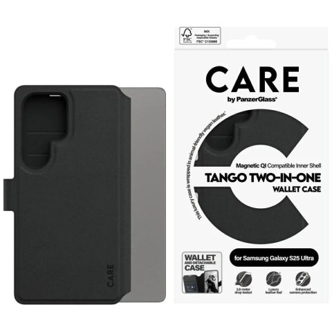 PanzerGlass Etui do Samsung Galaxy S25 Ultra CARE by PanzerGlass Feature Tango Wallet 2w1 Czarny PanzerGlass Etui do Samsung Galaxy S25 Ultra CARE by PanzerGlass Feature Tango Wallet 2w1 Czarny
