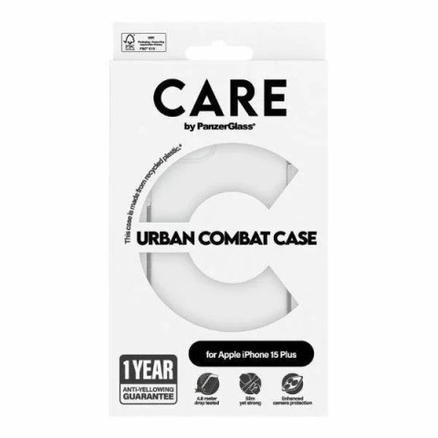 PanzerGlass Etui do iPhone 15 Plus 6,7" CARE by PanzerGlass Urban Combat Case Przezroczysty PanzerGlass Etui do iPhone 15 Plus 6,7" CARE by PanzerGlass Urban Combat Case Przezroczysty