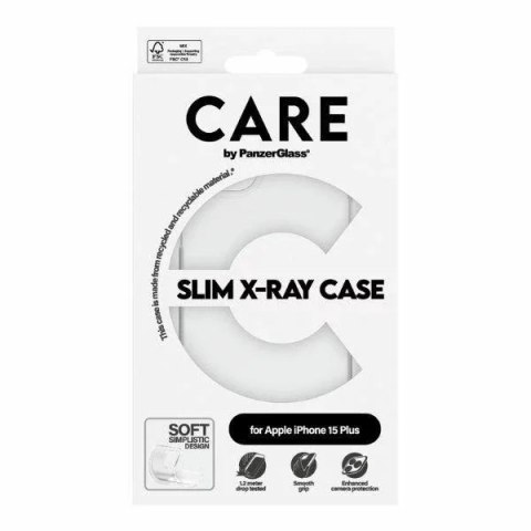 PanzerGlass Etui do iPhone 15 Plus CARE by PanzerGlass Slim X-Ray Case 6,7" Przezroczysty PanzerGlass Etui do iPhone 15 Plus CARE by PanzerGlass Slim X-Ray Case 6,7" Przezroczysty