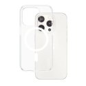 PanzerGlass Etui do iPhone 15 Pro CARE by PanzerGlass Urban Combat Case MagSafe Przezroczysty z Białymi Magnesami