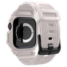 Spigen ETUI Z PASKIEM DO APPLE WATCH 10 (46MM) DUNE BEIGE BIAŁE SPIGEN RUGGED ARMOR PRO