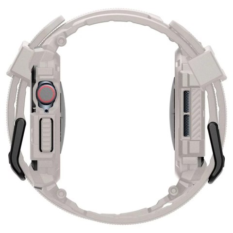 Spigen ETUI Z PASKIEM DO APPLE WATCH 10 (46MM) DUNE BEIGE BIAŁE SPIGEN RUGGED ARMOR PRO Spigen ETUI Z PASKIEM DO APPLE WATCH 10 (46MM) DUNE BEIGE BIAŁE SPIGEN RUGGED ARMOR PRO