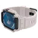 Spigen ETUI Z PASKIEM DO APPLE WATCH 10 (46MM) DUNE BEIGE BIAŁE SPIGEN RUGGED ARMOR PRO