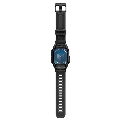 Spigen ETUI Z PASKIEM DO APPLE WATCH 10 (46MM) MATTE BLACK SPIGEN RUGGED ARMOR PRO Spigen ETUI Z PASKIEM DO APPLE WATCH 10 (46MM) MATTE BLACK SPIGEN RUGGED ARMOR PRO