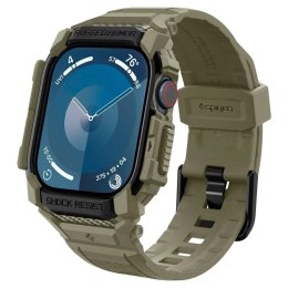 Spigen ETUI Z PASKIEM DO APPLE WATCH 10 (46MM) VINTAGE KHAKI SPIGEN RUGGED ARMOR PRO