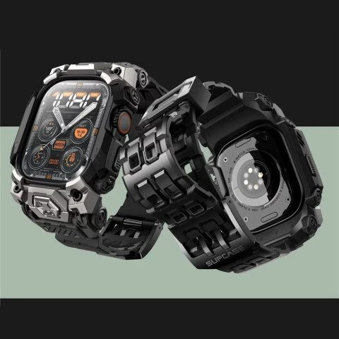 Spigen Etui z Paskiem do Apple Watch Ultra 1/2 (49mm) Czarny SUPCASE Unicorn Beetle Ore Spigen Etui z Paskiem do Apple Watch Ultra 1/2 (49mm) Czarny SUPCASE Unicorn Beetle Ore