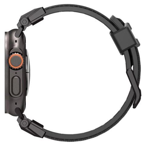 Spigen Pasek Opaska Spigen DuraPro Armor do Apple Watch 42-49mm - Czarny Black Edition Spigen Pasek Opaska Spigen DuraPro Armor do Apple Watch 42-49mm - Czarny Black Edition