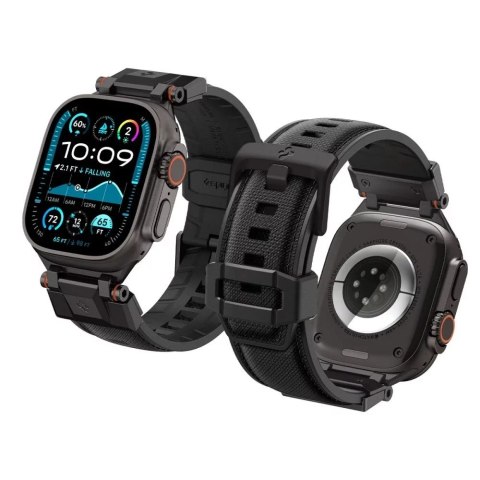 Spigen Pasek Opaska Spigen DuraPro Armor do Apple Watch 42-49mm - Czarny Black Edition Spigen Pasek Opaska Spigen DuraPro Armor do Apple Watch 42-49mm - Czarny Black Edition