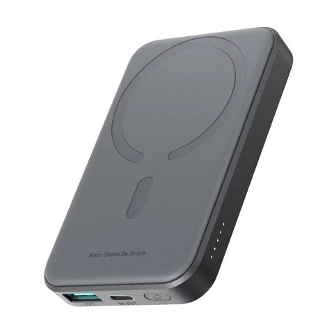Joyroom Powerbank Indukcyjny Joyroom Mini 5000mAh 20W Magnetyczny Black szybkie ładowanie Joyroom Powerbank Indukcyjny Joyroom Mini 5000mAh 20W Magnetyczny Black szybkie ładowanie