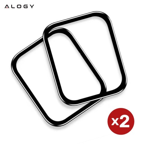 Alogy 2x Szkło Hybrydowe do Apple Watch 10 42mm Alogy 3D Glass z czarną ramką Alogy 2x Szkło Hybrydowe do Apple Watch 10 42mm Alogy 3D Glass z czarną ramką
