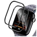 Alogy 2x Szkło Hybrydowe do Apple Watch 10 42mm Alogy 3D Glass z czarną ramką