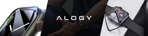 Alogy 2x Szkło Hybrydowe do Apple Watch 10 42mm Alogy 3D Glass z czarną ramką Alogy 2x Szkło Hybrydowe do Apple Watch 10 42mm Alogy 3D Glass z czarną ramką