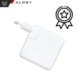 Alogy Ładowarka Zasilacz do Apple MacBook Alogy Universal Charger Kabel 2m USB-C do USB-C Szybkie ładowanie PowerDelivery PD 61W Biały