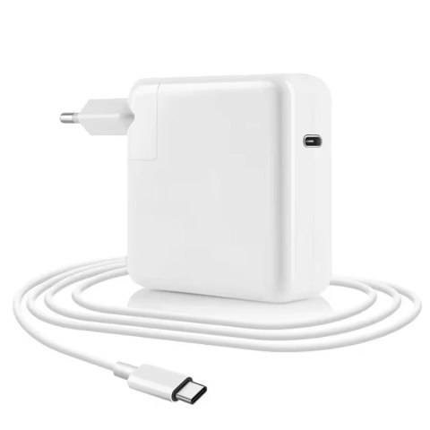 Alogy Ładowarka Zasilacz do Apple MacBook Alogy Universal Charger Kabel 2m USB-C do USB-C Szybkie ładowanie PowerDelivery PD 61W Biały Alogy Ładowarka Zasilacz do Apple MacBook Alogy Universal Charger Kabel 2m USB-C do USB-C Szybkie ładowanie PowerDelivery PD 61W Biały