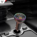 Alogy Transmiter samochodowy z Ładowarką Alogy PowerTune USB-A USB-C szybkie ładowanie PowerDelivery PD30W Quick Charge QC3.0 Czarny