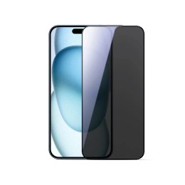 Joyroom Szkło Joyroom iPhone 16 Plus Prywatyzujące Dustproof Czarna Ramka