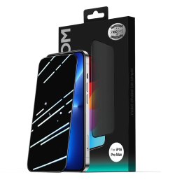 Joyroom Szkło Joyroom iPhone 16 Plus Prywatyzujące Dustproof Czarna Ramka