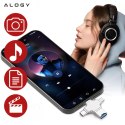 Alogy Czytnik kart SD Alogy SmartRead Pro 4w1 adapter USB3.0 do TF / Lightning / USB-C / micro USB