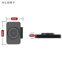 Alogy Ładowarka indukcyjna 3w1 składana Alogy MagCharge Foldable Pro do MagSafe do Apple iPhone Watch AirPods Czarna