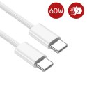 Apple Kabel Apple USB-C do USB-C 1m, 60W, biały, trwały, oryginalny