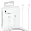 Apple Kabel Apple USB-C do USB-C 1m, 60W, biały, trwały, oryginalny