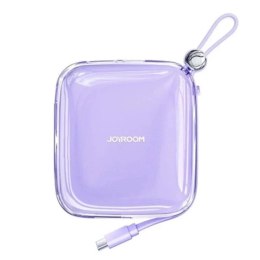 Joyroom Powerbank Joyroom JR-L005 10000mAh Lightning USB-A Fioletowy z kablem