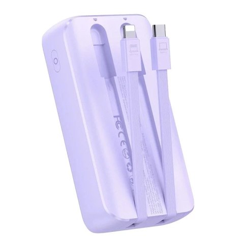 Joyroom Powerbank Joyroom JR-PBC06 30W 10000mAh USB-C Lightning Fioletowy Joyroom Powerbank Joyroom JR-PBC06 30W 10000mAh USB-C Lightning Fioletowy