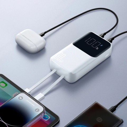 Joyroom Powerbank Joyroom JR-PBC06 30W 10000mAh z kablami Lightning i USB-C Joyroom Powerbank Joyroom JR-PBC06 30W 10000mAh z kablami Lightning i USB-C