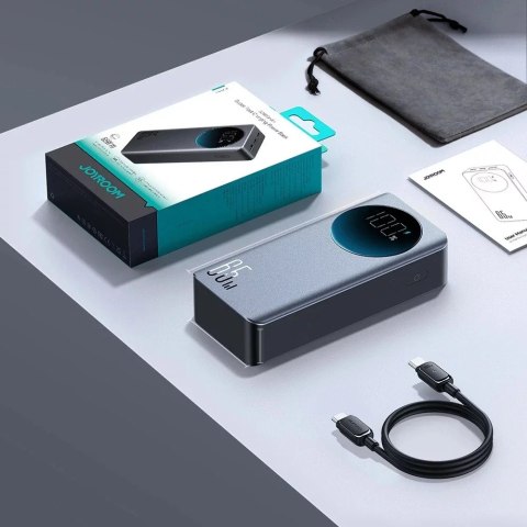 Joyroom Powerbank Joyroom JR-PBF05 65W 30000mAh z wyświetlaczem Czarny Joyroom Powerbank Joyroom JR-PBF05 65W 30000mAh z wyświetlaczem Czarny